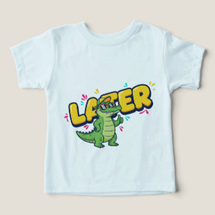 Später Alligator - Cooler Cartoon Gator