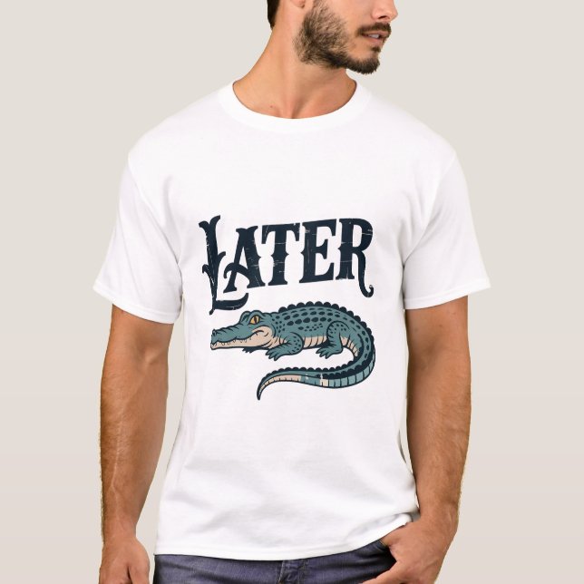 Spater Alligator Gator T-Shirt (Vorderseite)
