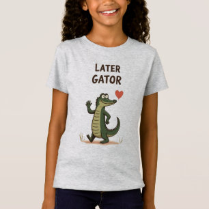 Später Alligator Lustiger Alligator Auf Wiedersehe T-Shirt