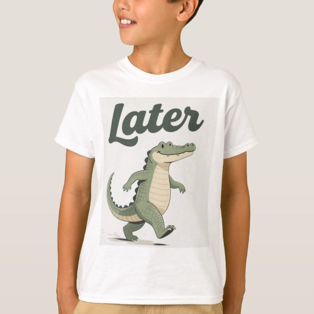 Später Gator: Ein fröhlicher Abschied T-Shirt (Vorderseite)