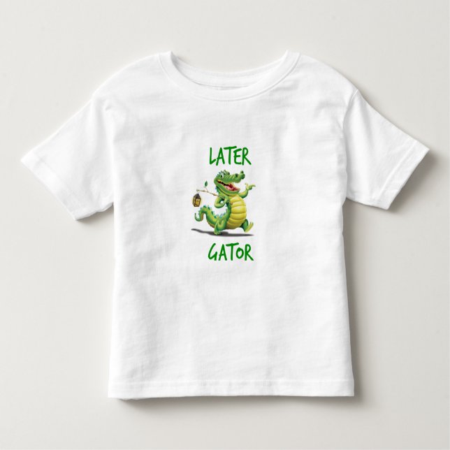 Später Gator Kleinkind T - Shirt (Vorderseite)
