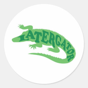 Spater Gator Runder Aufkleber