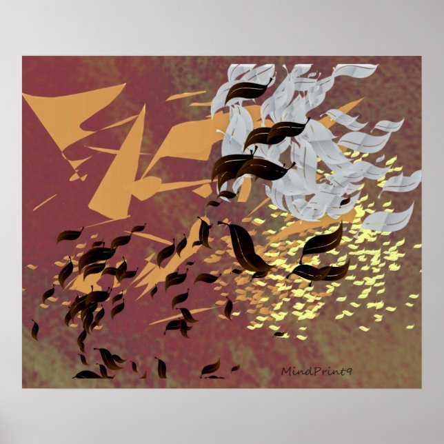Später Herbst Poster (Vorne)