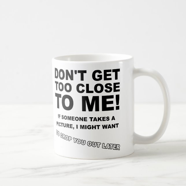 Später kommen Sie in den sonnigen Mug oder in die  Kaffeetasse (Rechts)