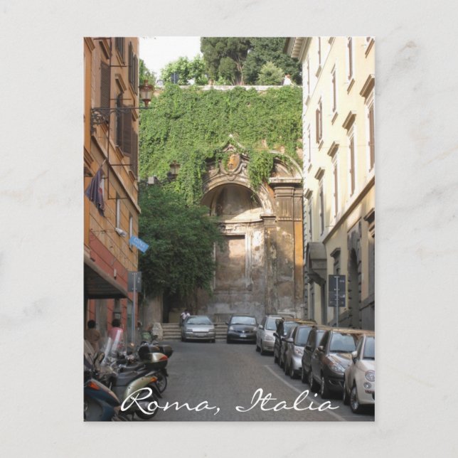 Später Nachmittag in Rom Postkarte (Vorderseite)
