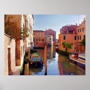 Später Nachmittag in Venedig Poster