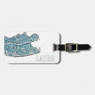 Spätere Alligator Gepäckanhänger
