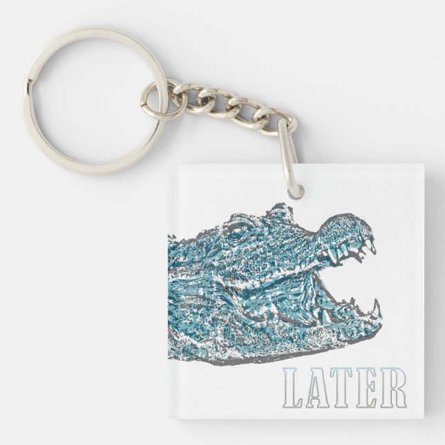 Spätere Alligator Schlüsselanhänger (Vorderseite)
