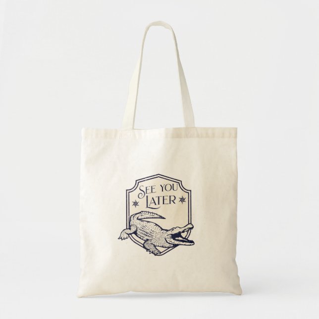 Spätere Alligator sehen Tragetasche (Vorne)