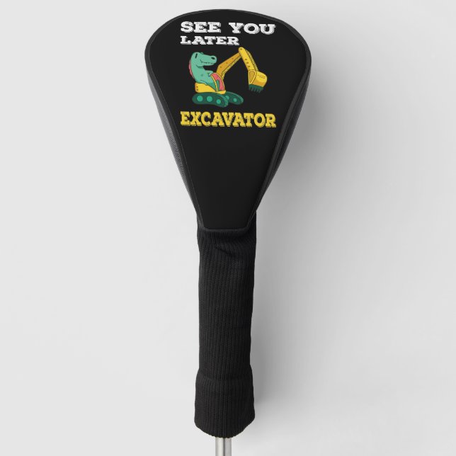Spätere Bagger I - Kleinkinder Golf Headcover (Vorderseite)