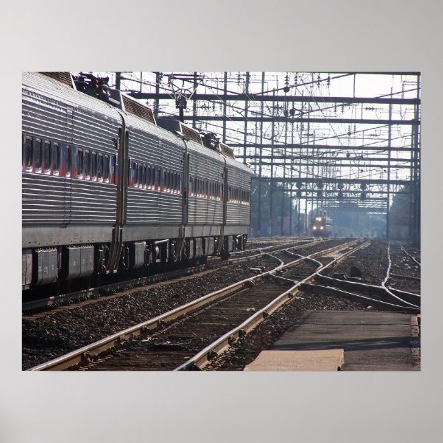 Spätes Treffen der Regionalbahnen Septa Poster (Vorne)