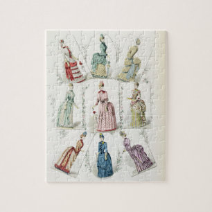 Späteste Paris-Moden, neuntägige Kleider in eine