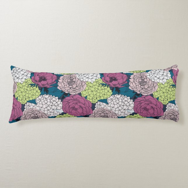 Spätfrühlinggarten Seitenschläferkissen (Vorderseite)