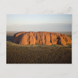 Spätnachmittagslicht auf Uluru / Ayers Rock, Postkarte