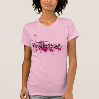 Spatzen-Nest-Rosa T-Shirt