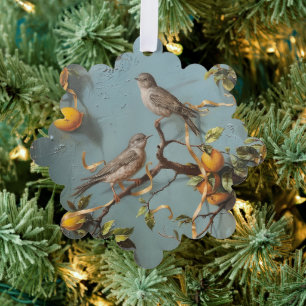 Spatzen - Papierkarten-Dekoration Schreibwaren Ornament Karte