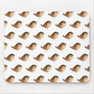 Spatzen-Vogel-Cartoon Mousepad