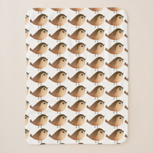 Spatzen-Vogel-Cartoon Sherpadecke