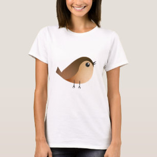 Spatzen-Vogel-Cartoon T-Shirt
