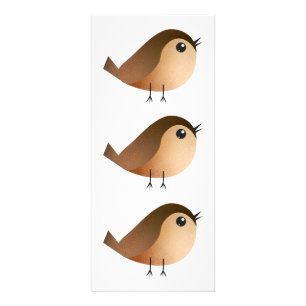 Spatzen-Vogel-Cartoon Werbekarte
