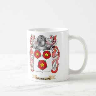 Spatzen-Wappen (Familienwappen) Kaffeetasse