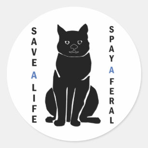 Spay einen wilden Aufkleber