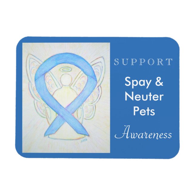 Spay & Neuter Pets Awareness Engel Custom Magnet (Horizontal)