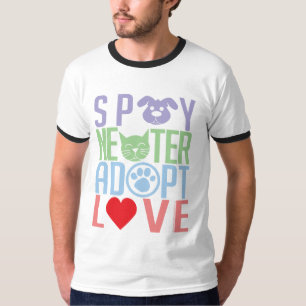Spay Neutrum adoptieren Liebe 2 T-Shirt