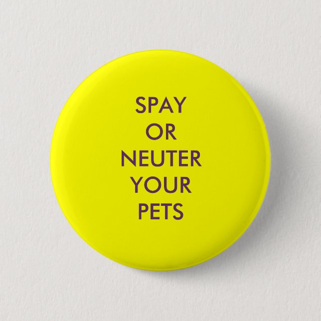 SPAY ODER NEUTRALISIEREN SIE BUTTON (Vorderseite)