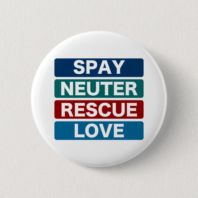 Spay sächliche Rettungs-Liebe (2) Button (Vorderseite)