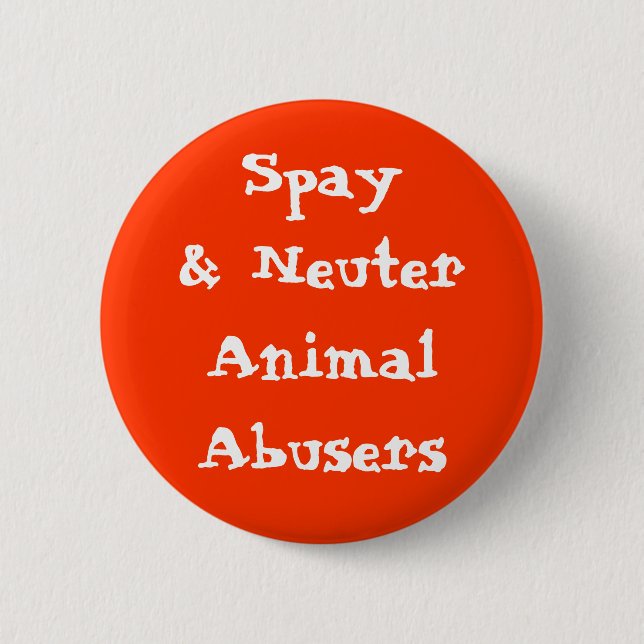 Spay& sächliche Tierverführer Button (Vorderseite)