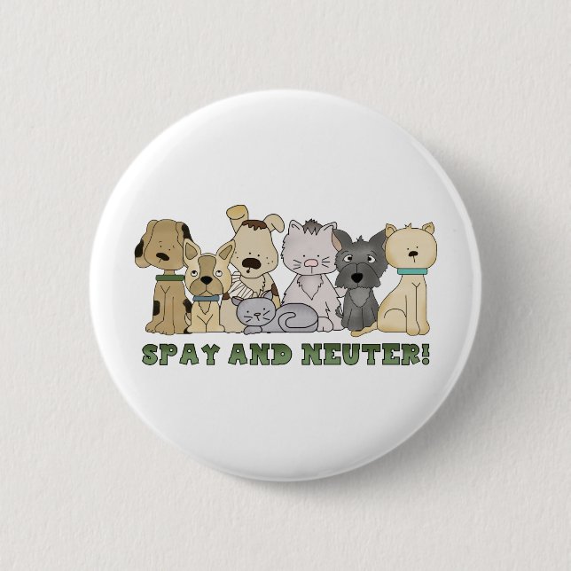 Spay und Neuter Button (Vorderseite)