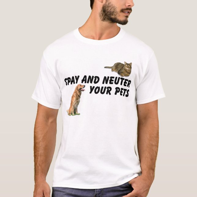 Spay und Neuter T-Shirt (Vorderseite)