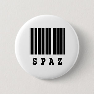 Spaz Barcode Design Button