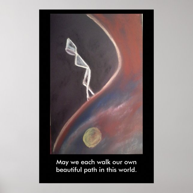 Spazieren Sie Ihr Wegplakat Poster (Vorne)
