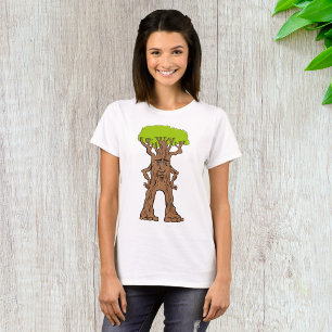 Spazierender Baum Charakter Fantasy Baum Kreatur T-Shirt