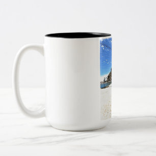 Spaziergang am Meer, Catalina Island Tasse