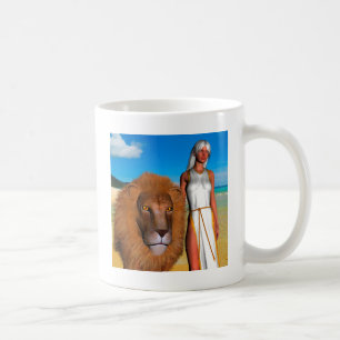 Spaziergang am Strand Kaffeetasse