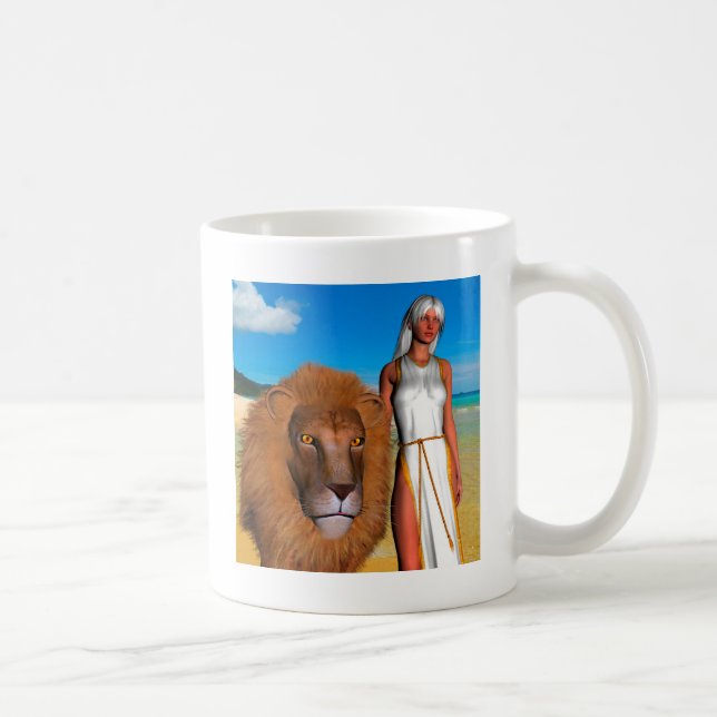 Spaziergang am Strand Kaffeetasse (Rechts)