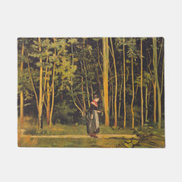 Spaziergang am Waldrand (von Ferdinand Hodler) Fußmatte