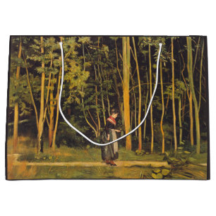 Spaziergang am Waldrand (von Ferdinand Hodler) Große Geschenktüte
