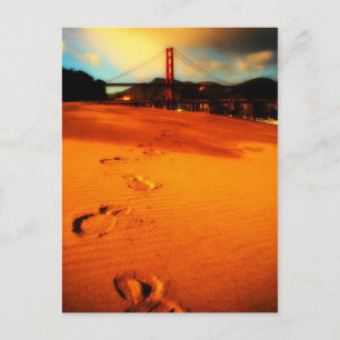 Spaziergang auf dem Crissy Field Postkarte