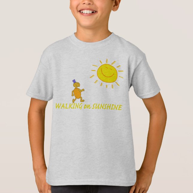 Spaziergang auf Sonnenschein T-Shirt (Vorderseite)