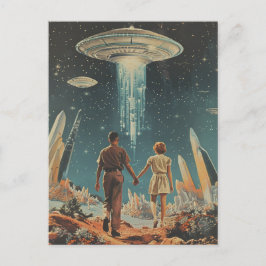 Spaziergang bis zum Stausee Postkarte