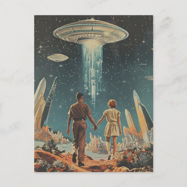 Spaziergang bis zum Stausee Postkarte (Vorderseite)