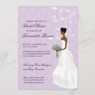 Spaziergang durch die Aisle Bridal Dusche Einladun Einladung