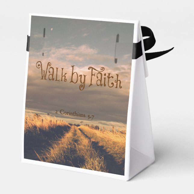 Spaziergang durch die Bibelverse-Schrift des Glaub Geschenkschachtel (Rückseite)