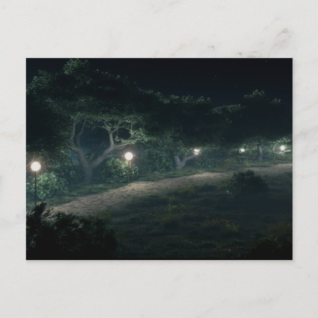 Spaziergang durch die "Woods 2009 Postcard" Postkarte (Vorderseite)