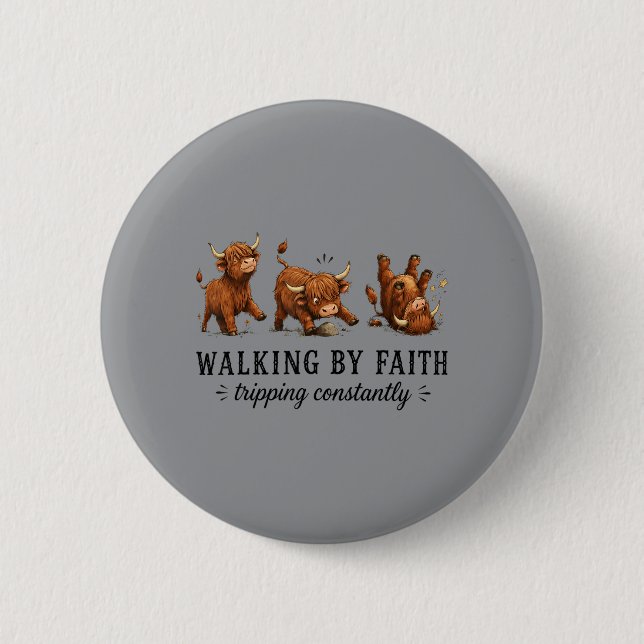 Spaziergang Grafik Button (Vorderseite)