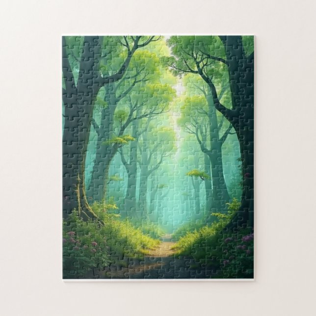 Spaziergang im Smaragdwald (Vertikal)